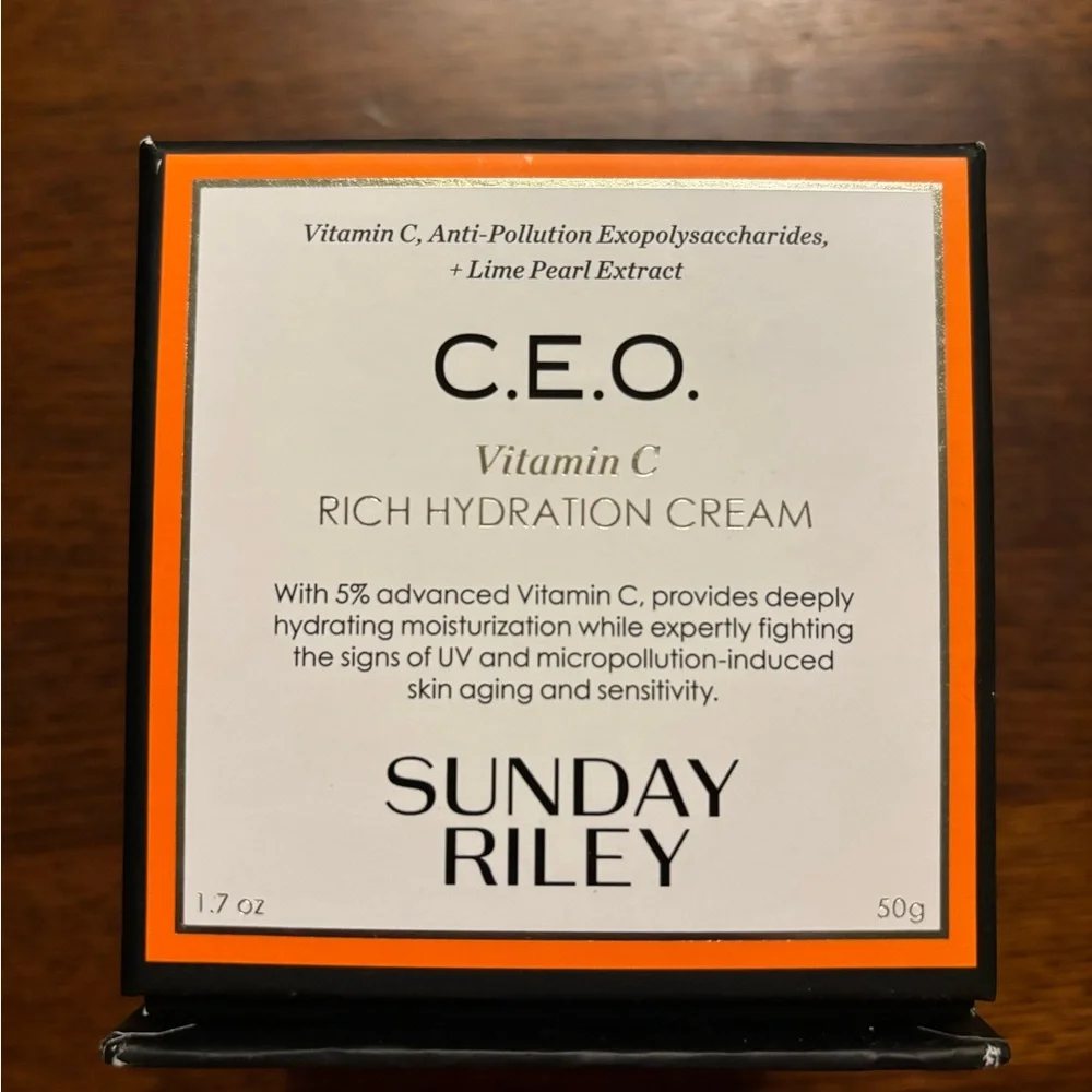 NIB Sunday Riley C.E.O. Vitamin C Moisturizer - Picture 1 of 2